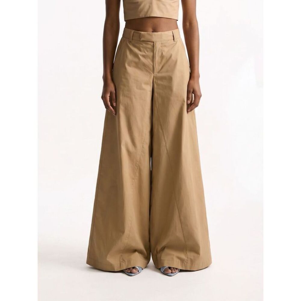 Federica Tosi Pants Woman Beige